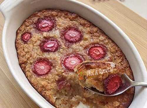 Gâteau aux Fraises Coupe Faim