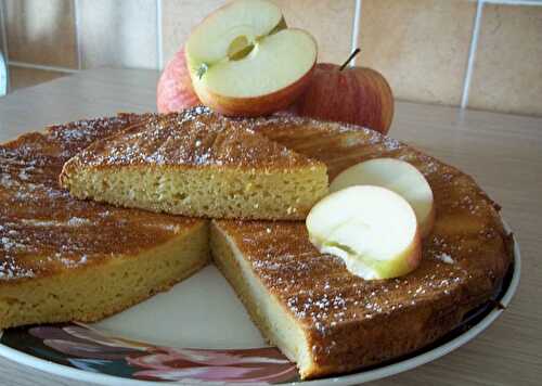 Gâteau aux pommes sans matière grasse