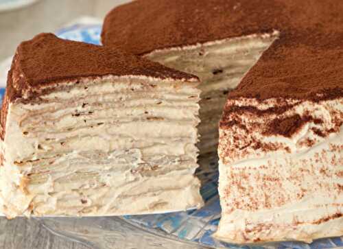 Gâteau de Crêpes Façon Tiramisu au Thermomix