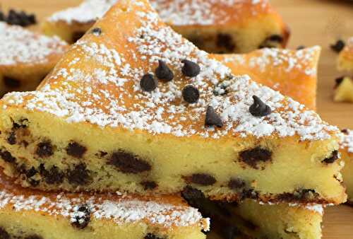 Gâteau Léger au Skyr et Pépites de Chocolat