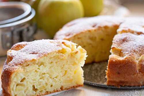 Gâteau Léger aux Pommes et Mascarpone