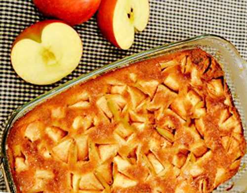 Gâteau Léger aux Pommes et Yaourt