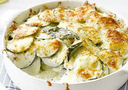 Gratin aux Courgettes Crémeux