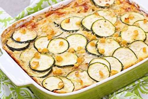 Gratin de Courgette à la Béchamel Légère