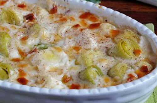 Gratin de Poireaux à la Béchamel Légère