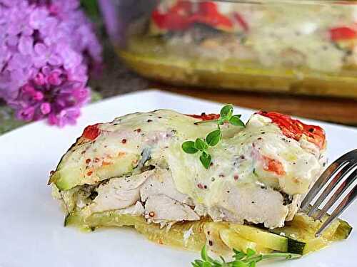 Gratin Léger au Poulet et Courgettes