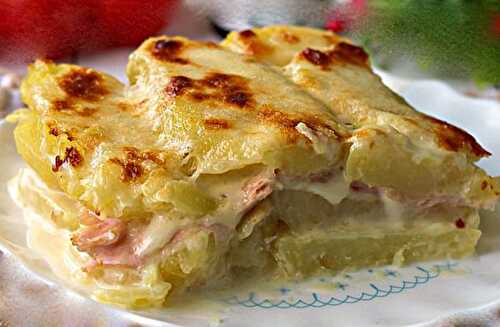 Gratin Léger aux Pommes de Terre et Jambon