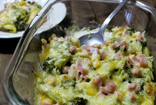 Gratin Léger de Brocoli au jambon