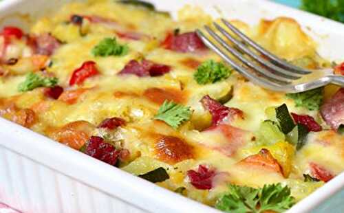 Gratin Léger de Légumes au Chèvre Frais