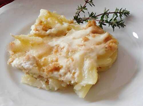 Gratin Léger de Pommes de Terre au Thon