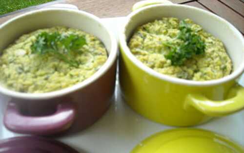 Gratins aux courgettes et chèvre frais