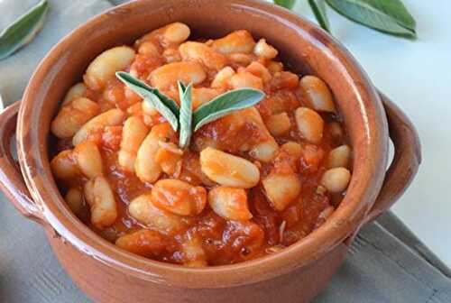 Haricots blancs à la sauce tomate