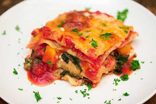 Lasagne aux légumes légère