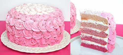 Layer Cake Rose avec Thermomix