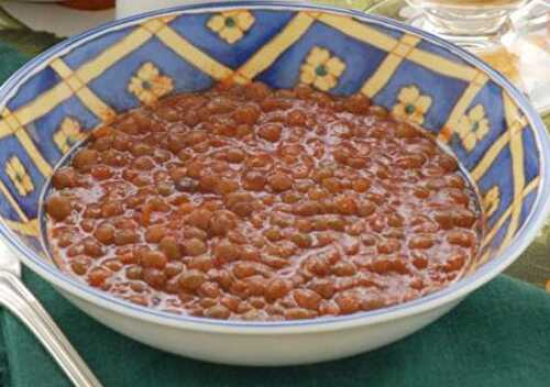 Lentilles à la Marocaine
