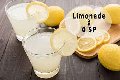 Limonade au citron sans sucre