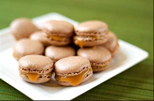 Macarons au caramel et beurre salé avec Thermomix