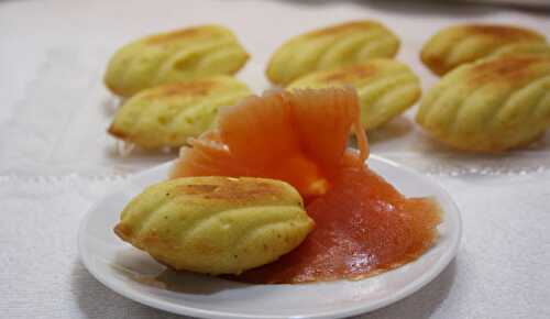 Madeleines au saumon au Thermomix