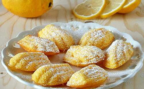 Madeleines Légères au Citron