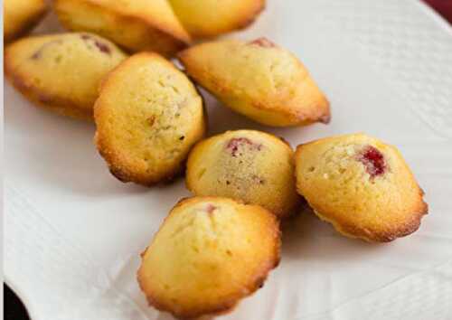 Madeleines Légères Cœur Confiture