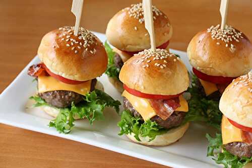 Mini-burgers apéritifs au Thermomix