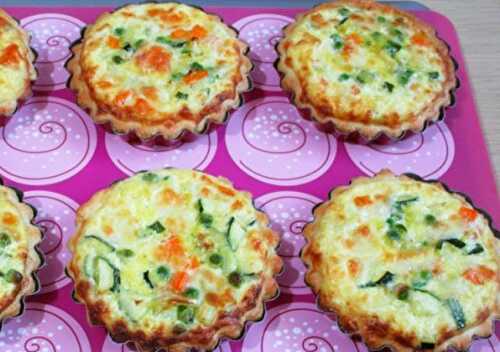 Mini-Quiches Légères aux Légumes