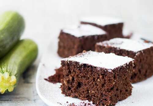 Moelleux Léger au Chocolat et aux Courgettes