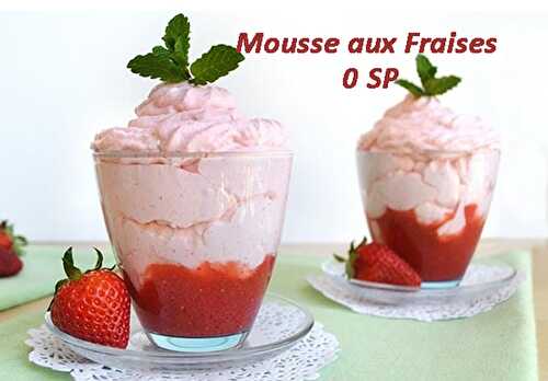 Mousse aux Fraises Légère