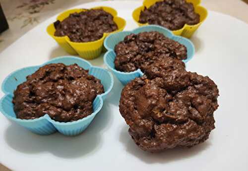 Muffins au Chocolat et Flocons d'Avoine