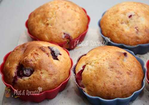 Muffins aux Cerises et Fromage Blanc