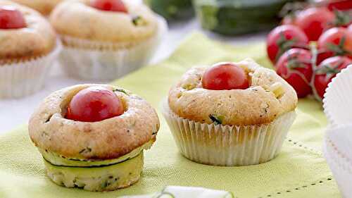 Muffins aux tomates cerises