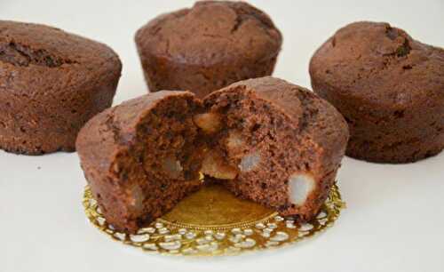 Muffins chocolat et poire Thermomix