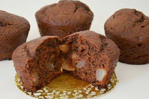 Muffins Léger au Chocolat et Poire