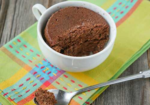 Mug cake chocolat léger - Plat et Recette