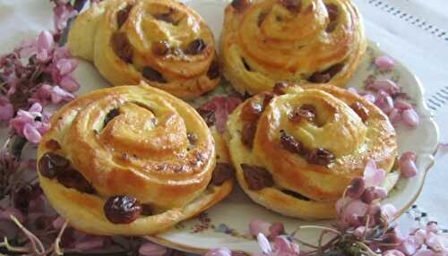 Pain aux raisins ou Schneck avec Thermomix