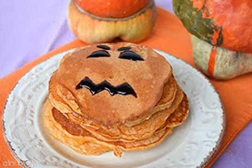 Pancakes à la Citrouille d'Halloween au Thermomix - Plat et Recette