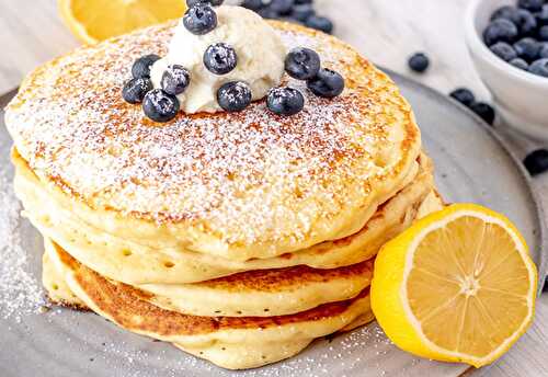 Pancakes Légers au Citron et Ricotta