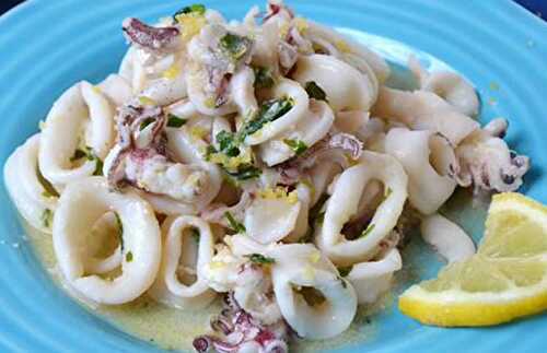 Poêlée de Calamars au Citron