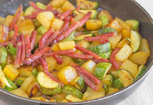 Poêlée de Légumes et Lardons