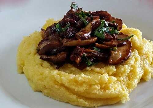 Polenta Crémeuse aux Cèpes