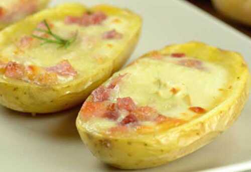 Pommes de Terre Farcies aux Lardons