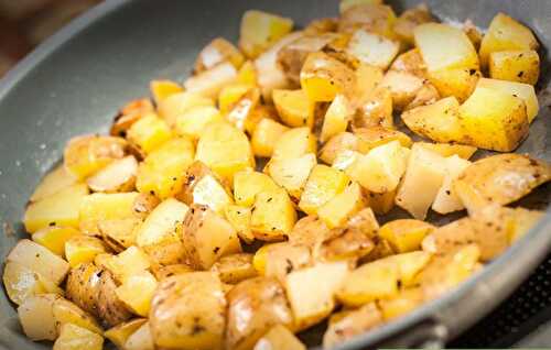 Pommes de terre sautées à l’ail et au thym