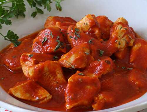 Poulet à la Sauce Tomate