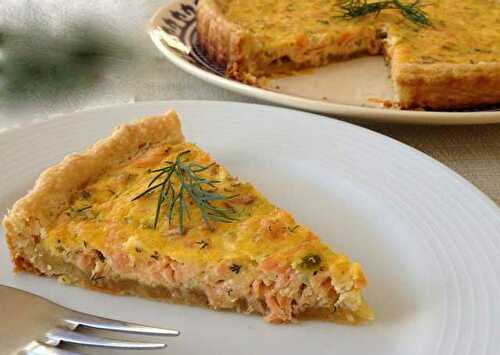 Quiche au Saumon et Parmesan