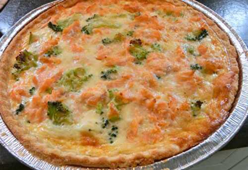 Quiche au Saumon Frais et Brocoli au Thermomix