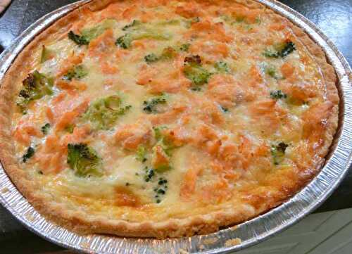 Quiche au Saumon Frais et Brocoli