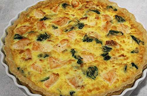 Quiche au Saumon Frais et Épinards