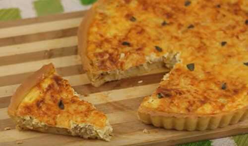 Quiche aux Oignons Sans Crème