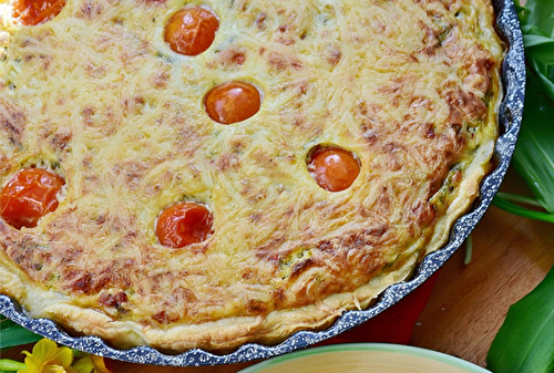 Quiche Légère au Jambon et Moutarde