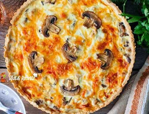 Quiche Légère aux Champignons et Jambon